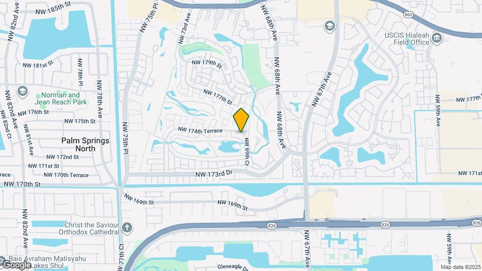 6900 NW 174th Terrace Map and Location Details