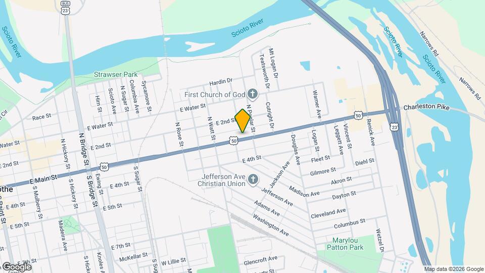 727 E Main St Mapa y Detalles de la Ubicación