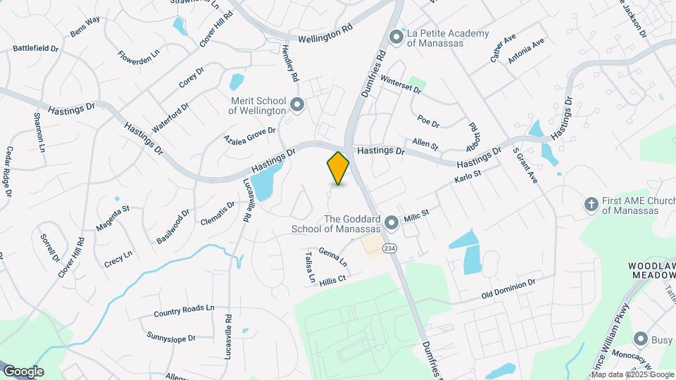 Manassas Meadows Apartments Map and Location Details