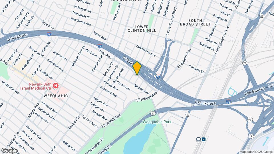 347 Ridgewood Ave Map and Location Details