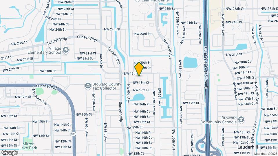 1871 NW 59th Terrace Mapa y Detalles de la Ubicación