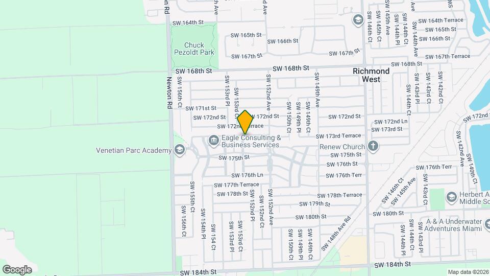 15294 SW 173rd St Map and Location Details