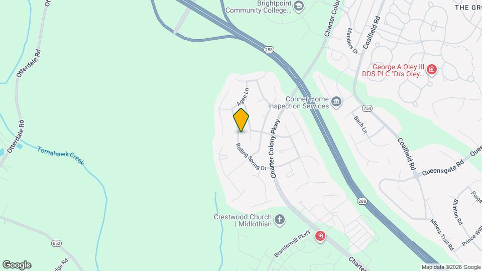 14736 Rolling Spring Dr Map and Location Details