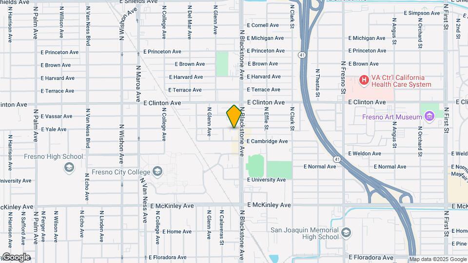 1620 E Yale Ave Map and Location Details