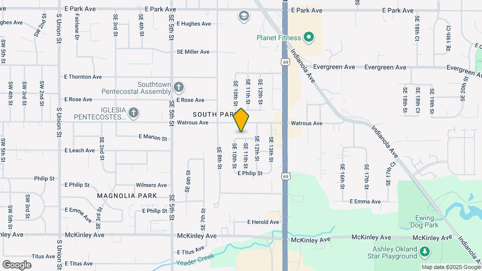 1020 E Marion St Map and Location Details