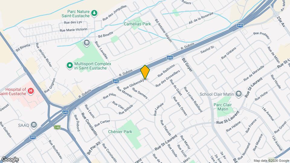 261 Globensky Rue Map and Location Details