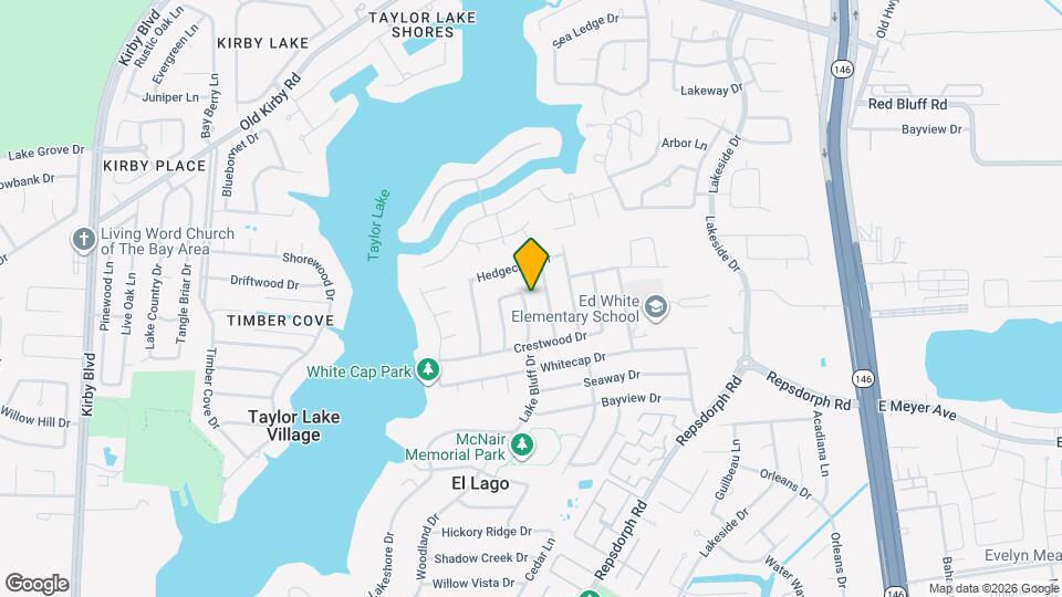 1626 Lake Bluff Dr Mapa y Detalles de la Ubicación