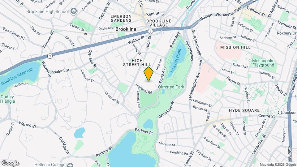 50 Edgehill Rd, Unit Carriage House Map and Location Details