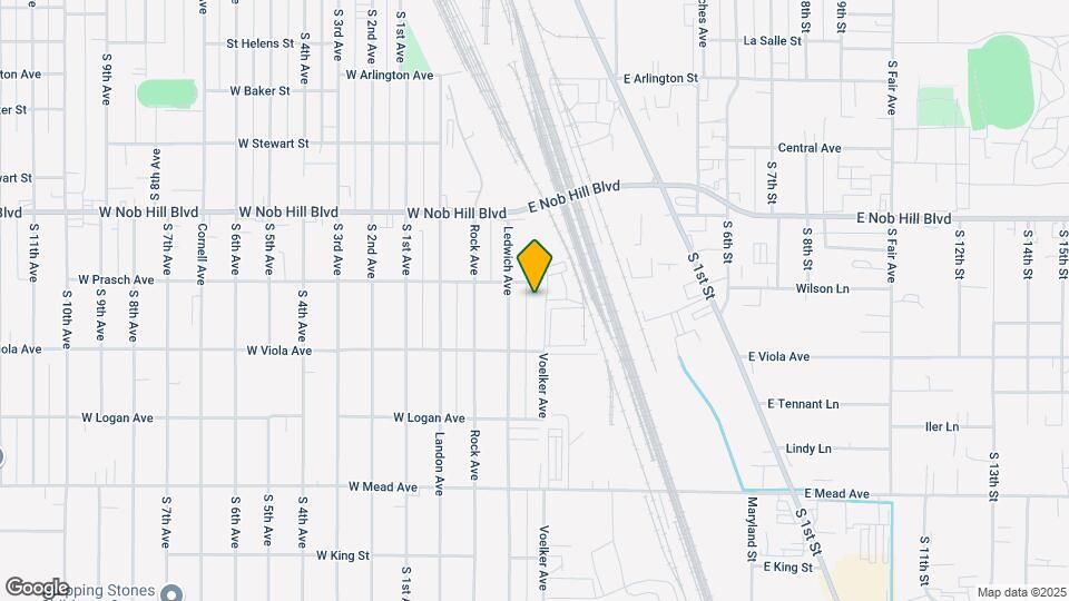 1206 Voelker Ave Map and Location Details
