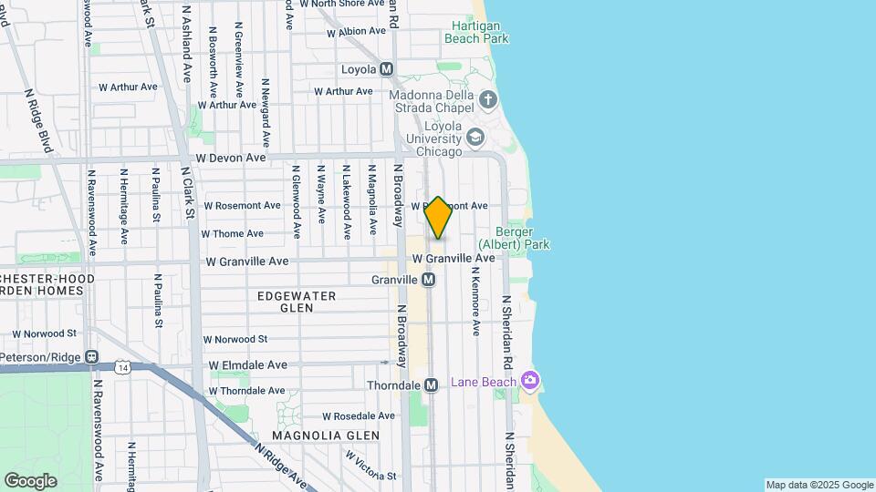 6212 N Winthrop Ave Mapa y Detalles de la Ubicación