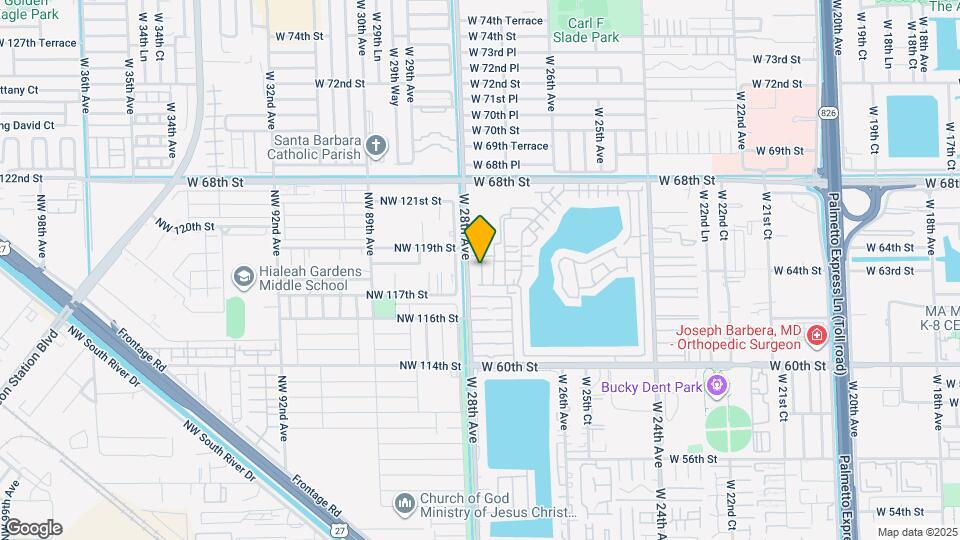 6345 W 27th Ln Map and Location Details