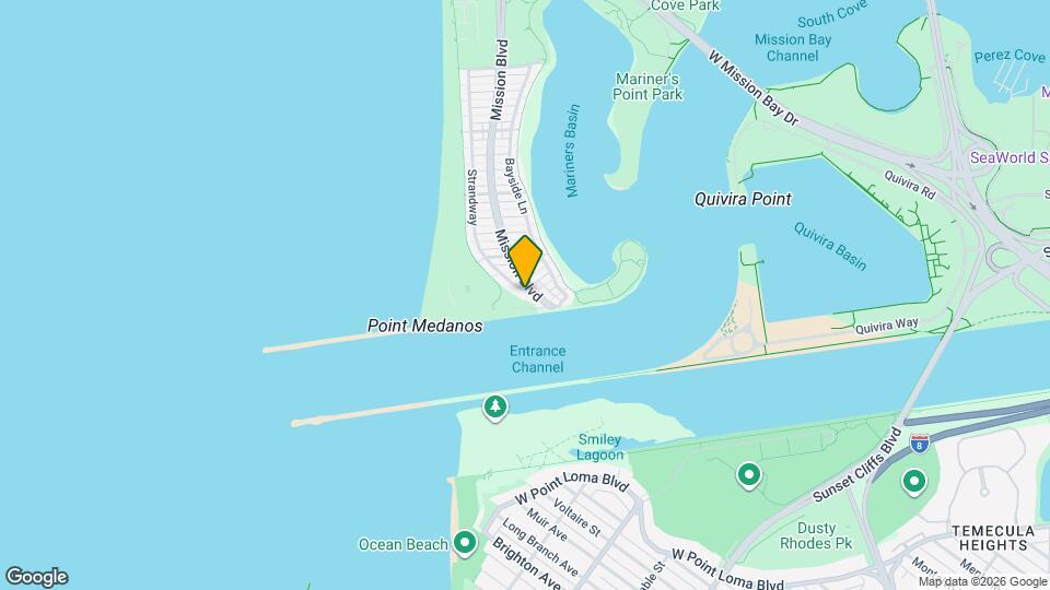 3614 Ocean Front Walk Map and Location Details