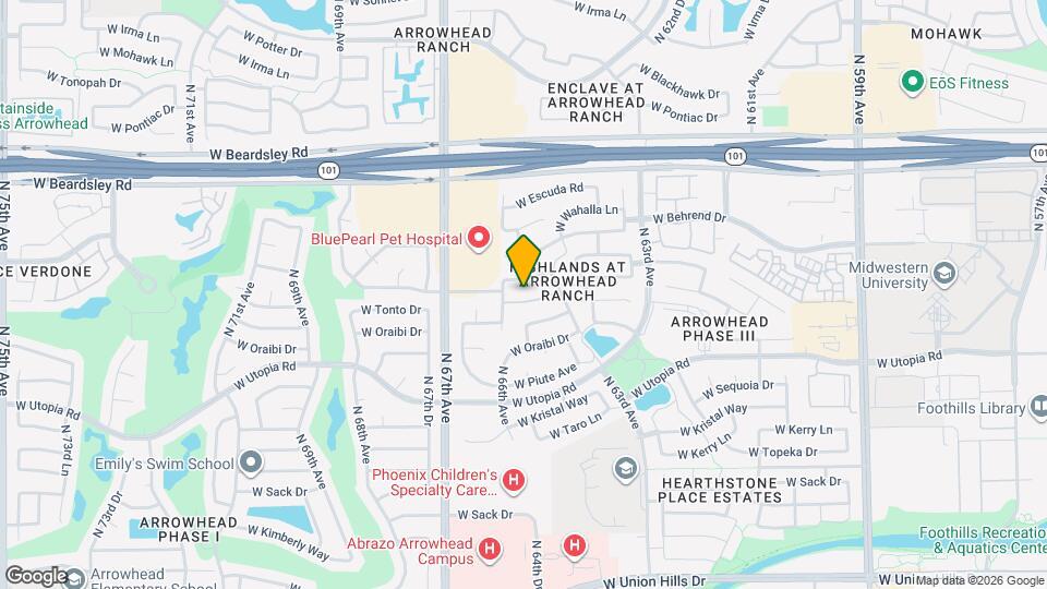 6510 W Behrend Dr Map and Location Details