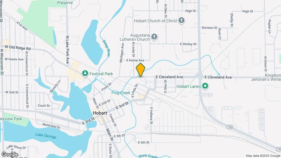 825 E Cleveland Ave Map and Location Details