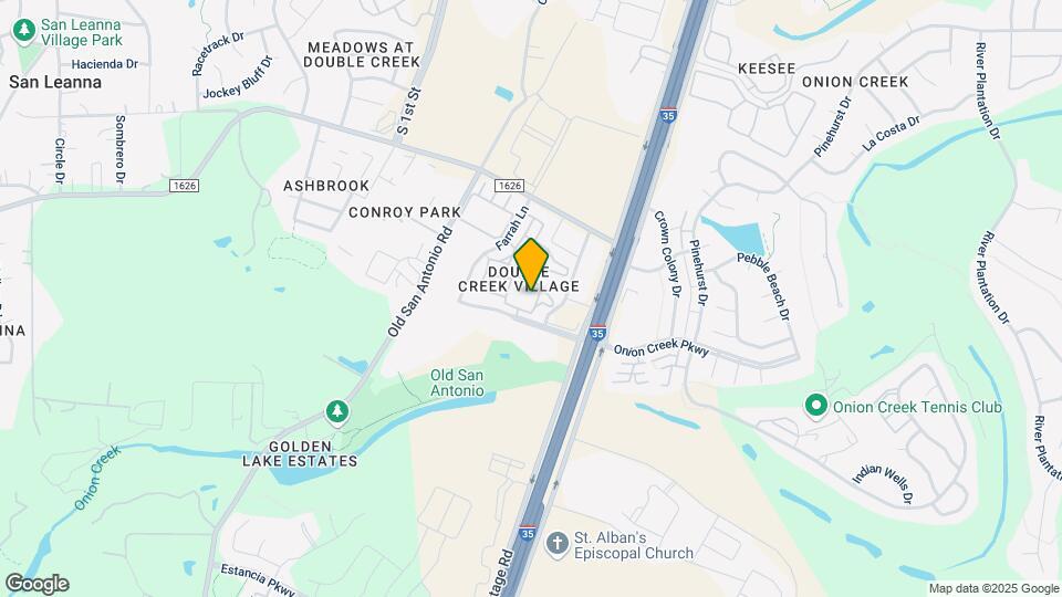 Cortland Onion Creek Mapa y Detalles de la Ubicación