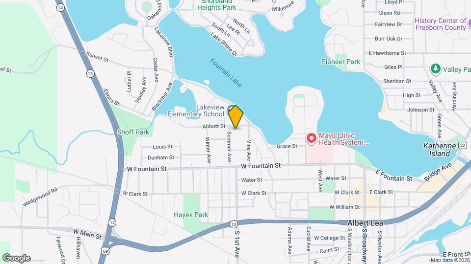 817 Abbott St, Unit Cottage Map and Location Details