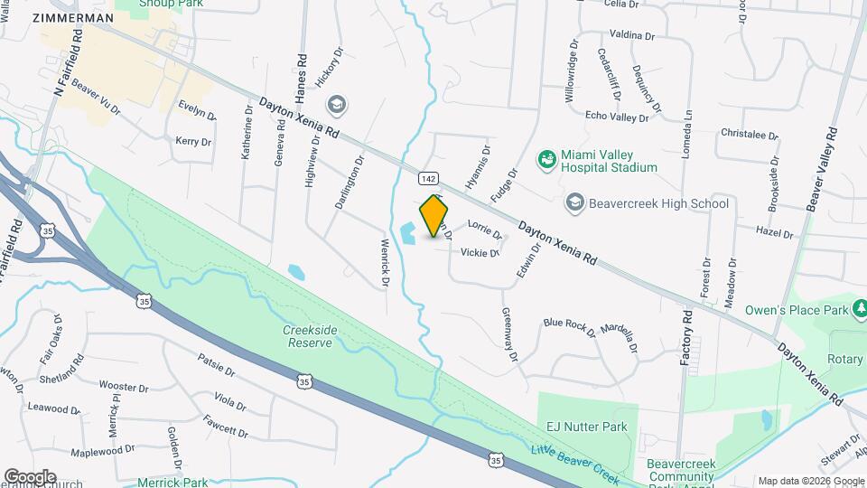 2820 Vickie Dr Map and Location Details