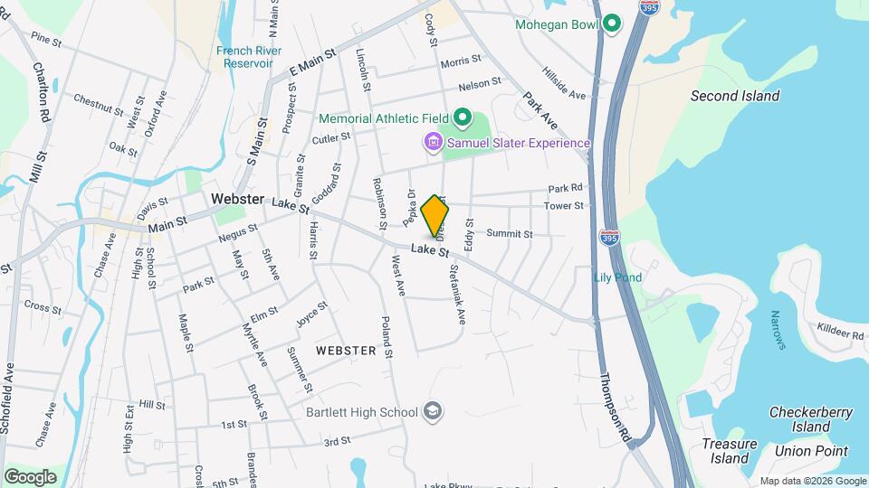 95 Lake St, Unit Apt 2 Map and Location Details