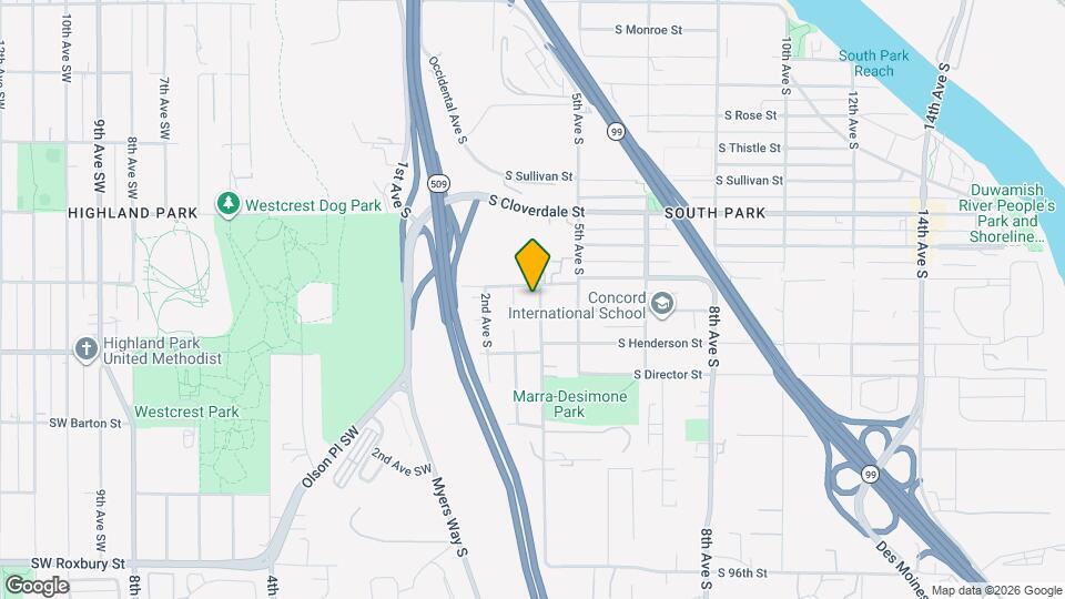 8811 4th Ave S Map and Location Details