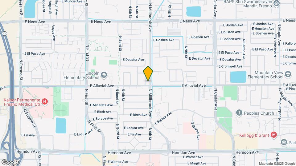 7408 N 6th St Map and Location Details
