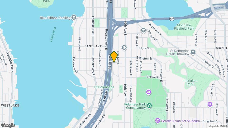 1958 Harvard Ave E, Unit 201 Map and Location Details