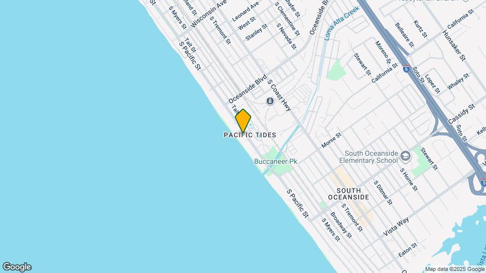 1317 S Pacific St Map and Location Details