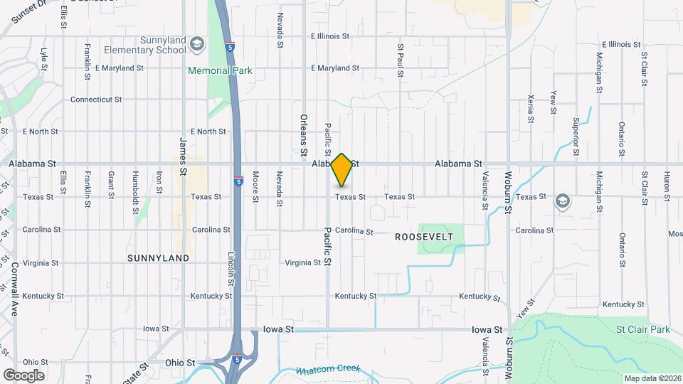 1421 Texas St Map and Location Details