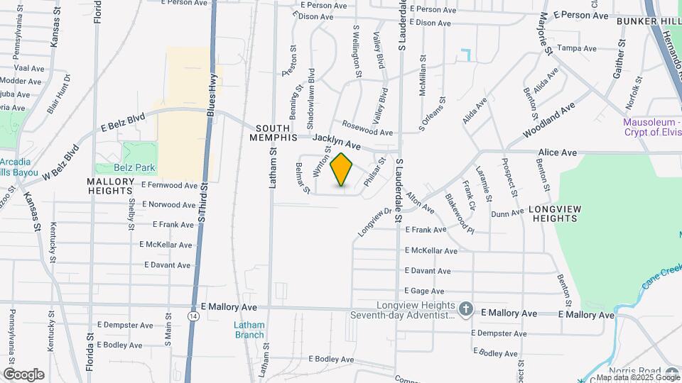 454 E Norwood Ave Map and Location Details