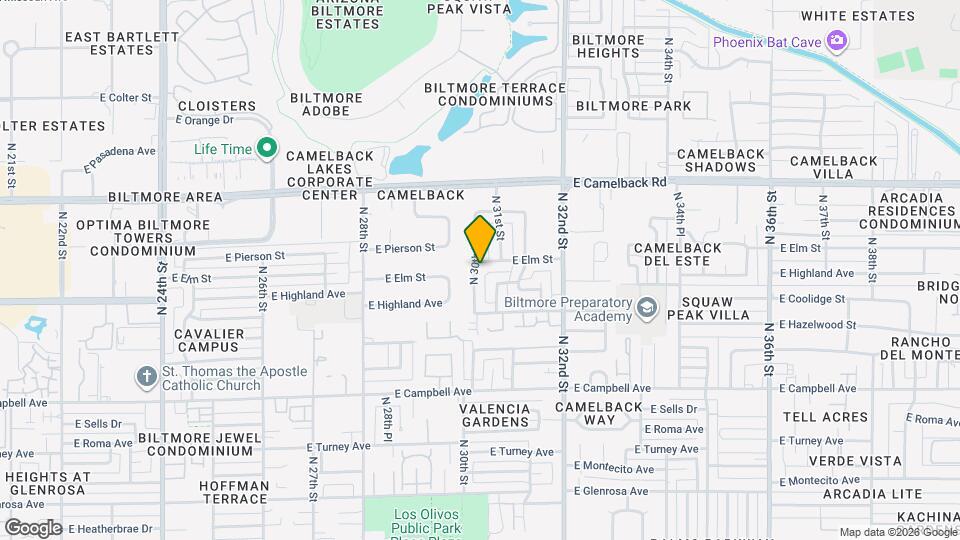4707 N 30th Pl Mapa y Detalles de la Ubicación
