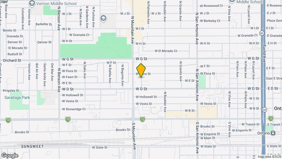Mountain View Senior Apt Map and Location Details