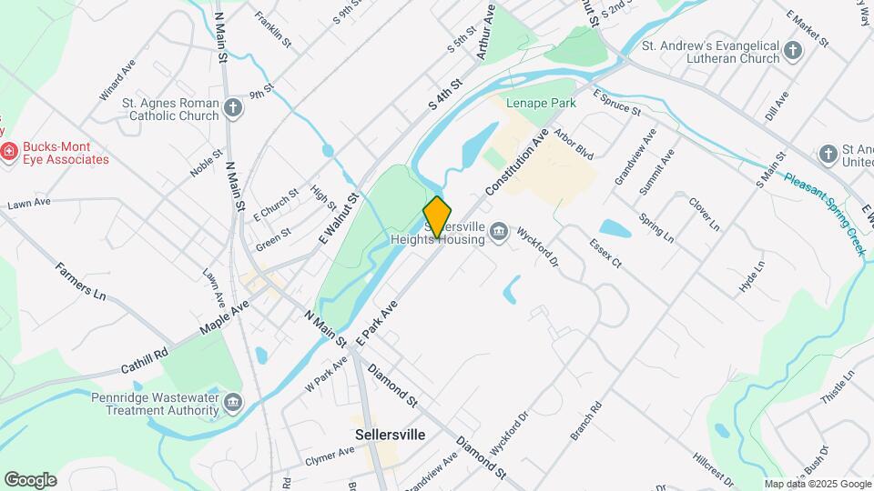 311 E Park Ave Map and Location Details