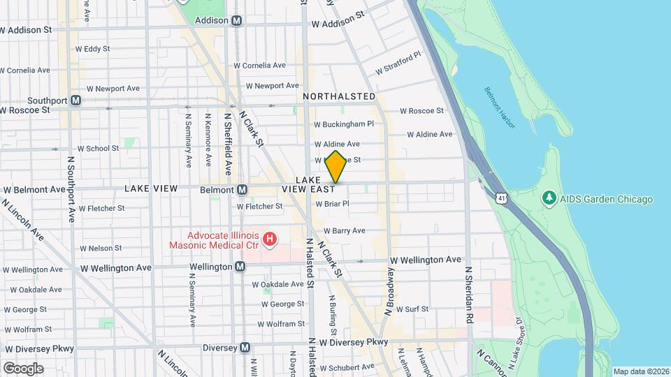 715 W Belmont Ave Map and Location Details