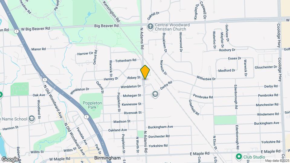 946 N Adams Rd, Unit Unit 1 Map and Location Details