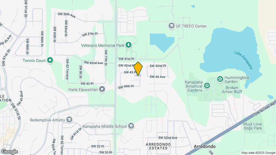 7122 SW 44th Pl Map and Location Details