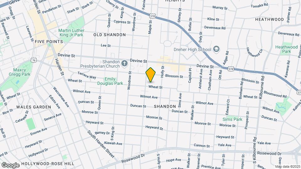 2815 Wheat St Map and Location Details