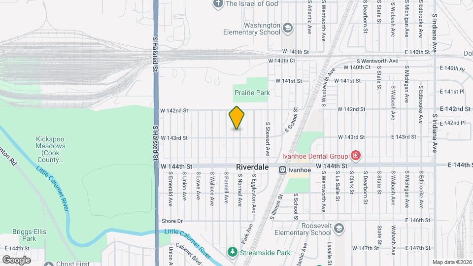 14230 S Normal Ave Mapa y Detalles de la Ubicación