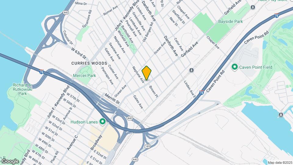 185 Garfield Ave Map and Location Details