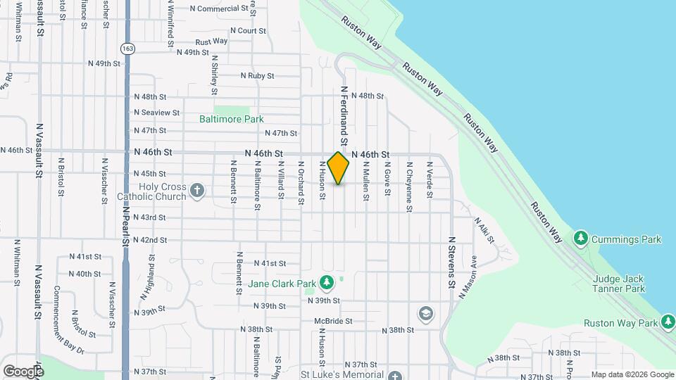 4324 N Ferdinand St Map and Location Details