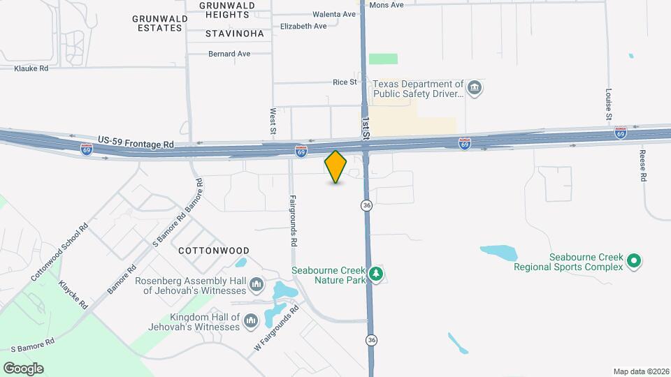 Fairgrounds Apartments Mapa y Detalles de la Ubicación