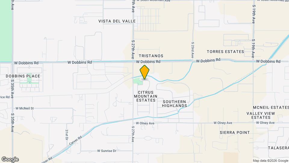 9405 S 26th Dr Map and Location Details