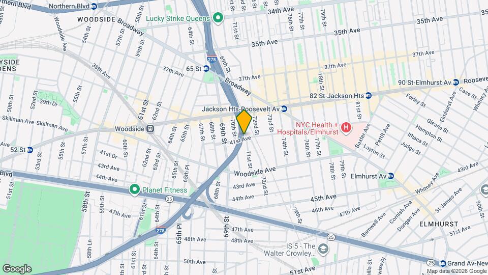 41-20 71st St Map and Location Details