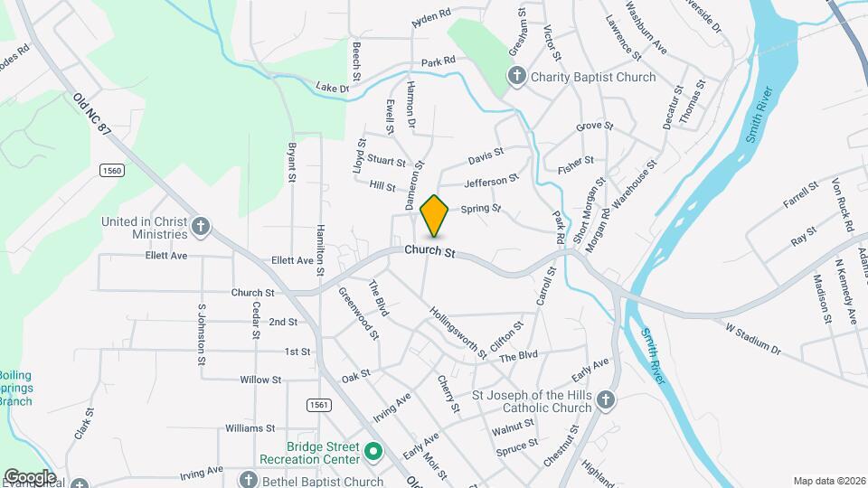 645 Church St Map and Location Details