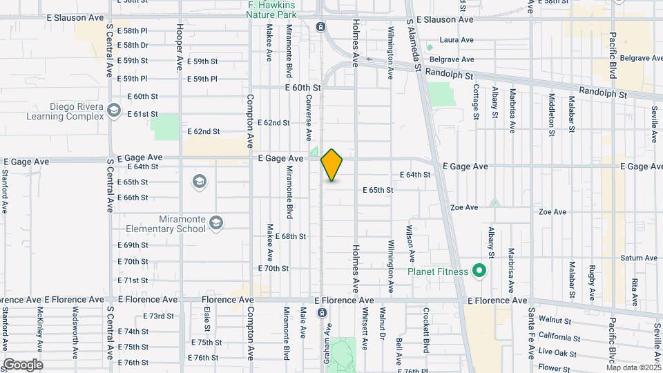 1715 E 65th St Map and Location Details