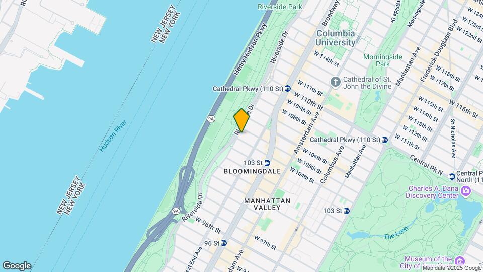 320 Riverside Dr Mapa y Detalles de la Ubicación