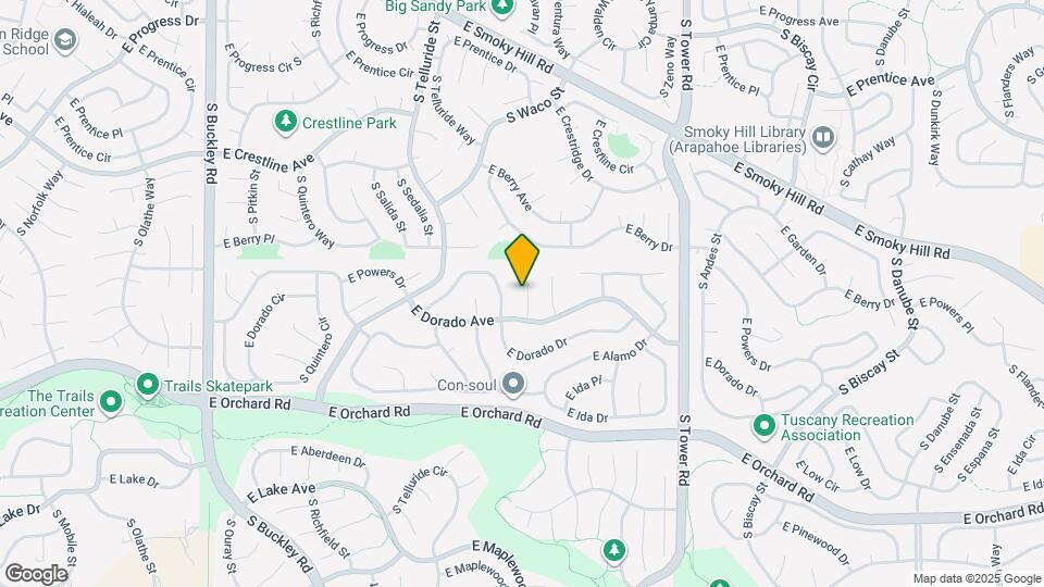 5653 S Ventura Ct Map and Location Details