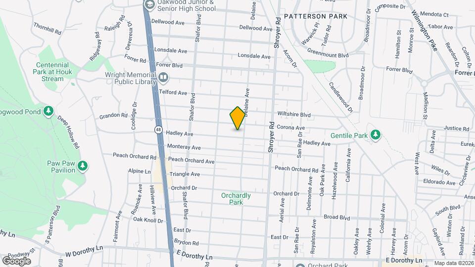 347 Hadley Ave Map and Location Details