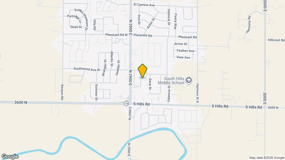 1559 Aspen St Map and Location Details