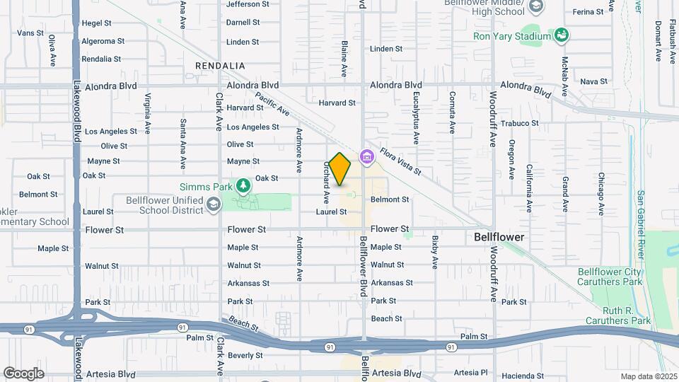 9723 Belmont St Map and Location Details