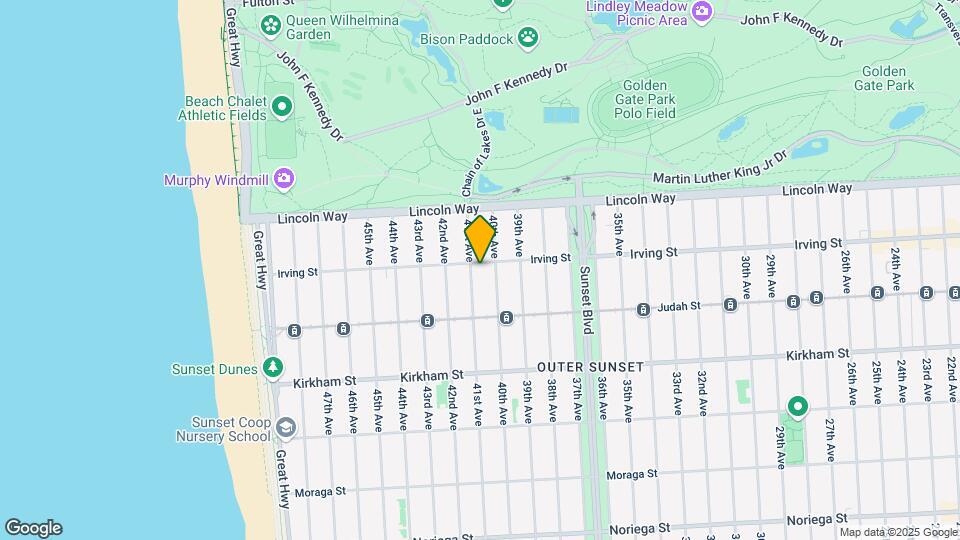 3941 Irving St Mapa y Detalles de la Ubicación