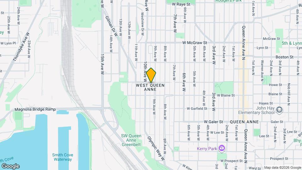 911 W Howe St, Unit B Map and Location Details
